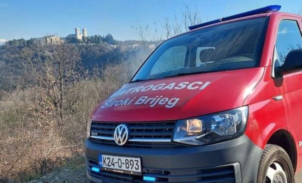 Požar na obiteljskoj kući u Širokom Brijegu